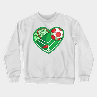 I love soccer Crewneck Sweatshirt